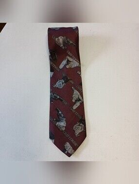 Vintage 90s Craftsman Tools Tie Ralph Marlin Novelty Necktie Carpenter Teacher